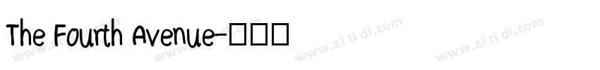 The Fourth Avenue字体转换